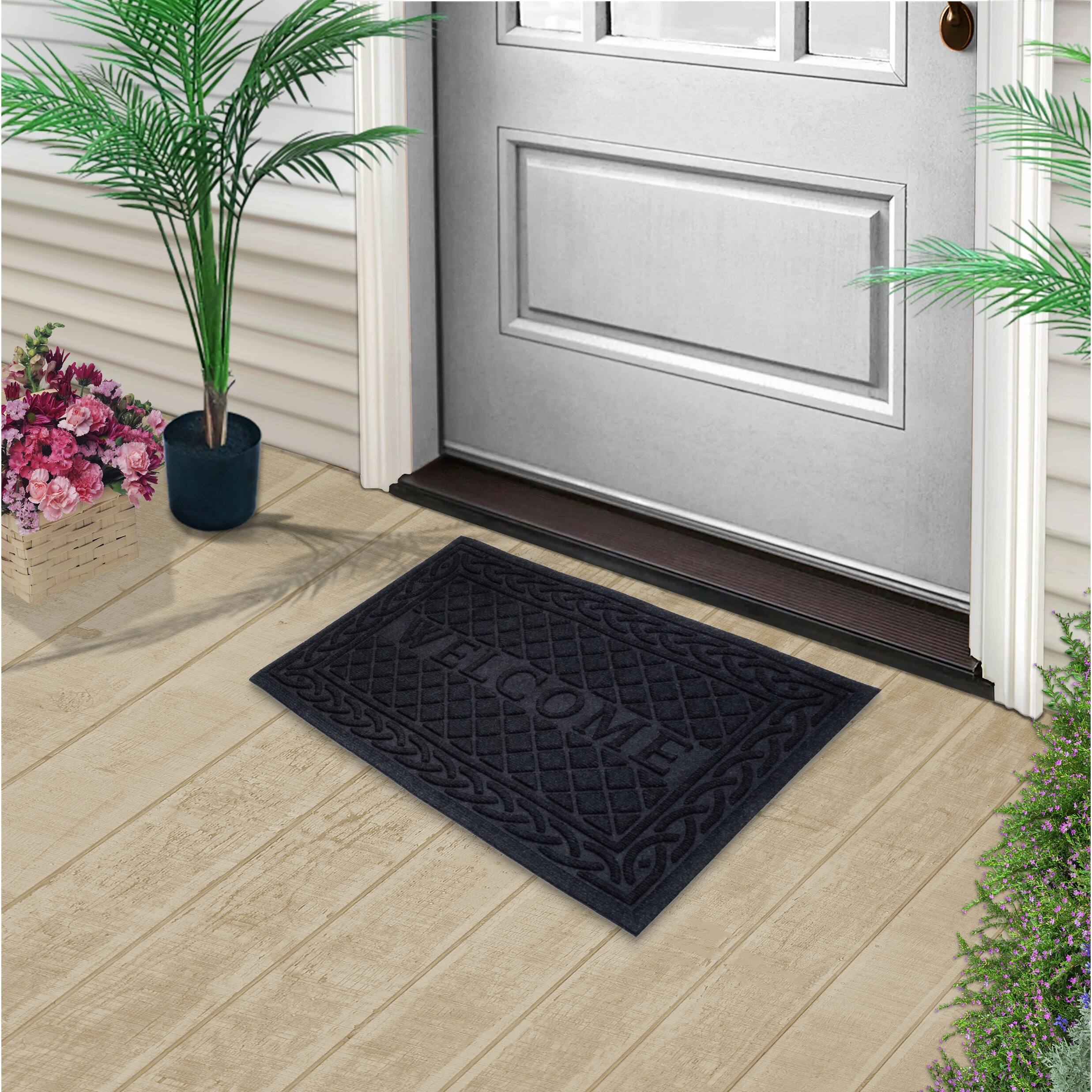 Mascot Hardware Letter Printed NonSlip Doormats For Indoor